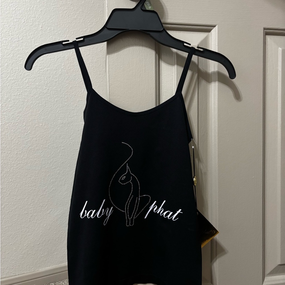 Baby Phat Black Camisole with Logo